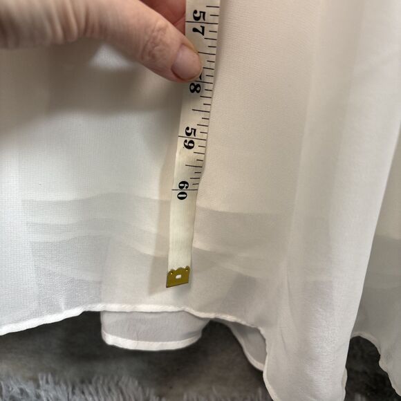 Davids Bridal Wedding Dress Size 10 Halter Embroidered Beach Minimalist sdwg0140 - Picture 13 of 16